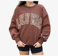 PREORDER Brown/Leopard LULU MAC Sweatshirt