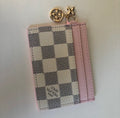 White/Pink Card Holder