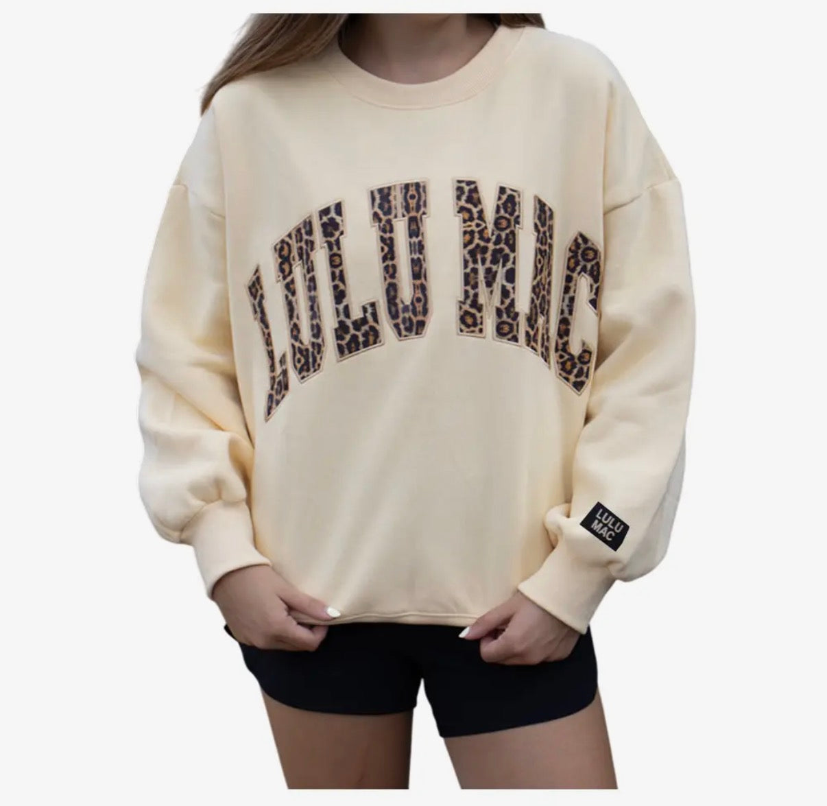 PREORDER Yellow/Leopard LULU MAC Sweatshirt