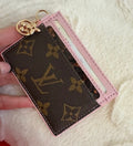 Brown/Pink Card Holder