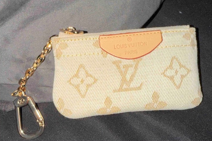 Beige Coin Pouch